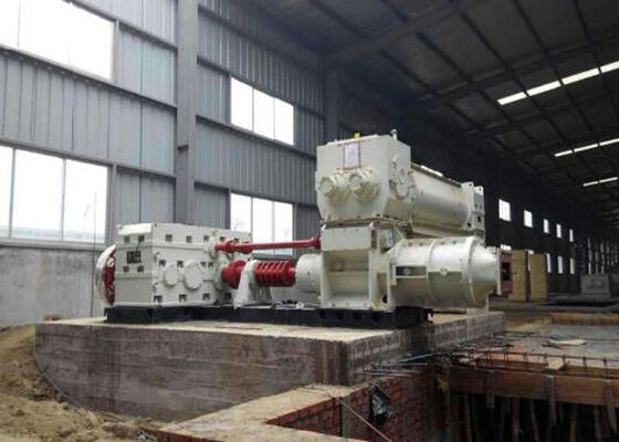 Guaranteed quality EV50A Fully automatic clay brick making machinery vacuum extruder for Iran brick factory