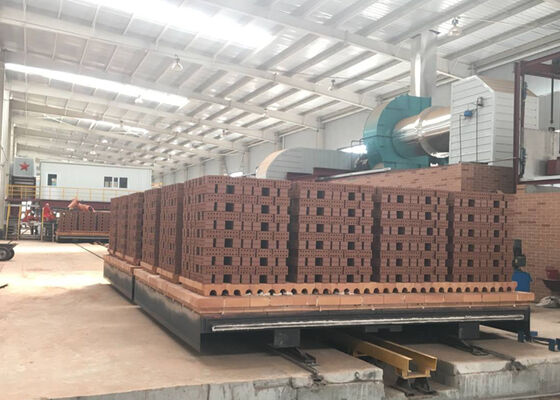 Full automatic clay brick making project Tunnel kiln design and related operation equipment systems