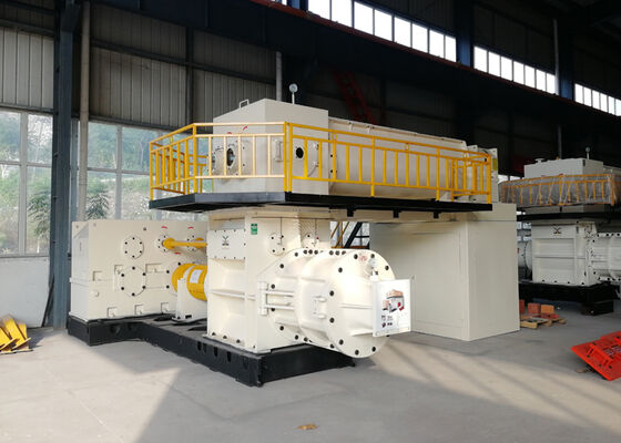 100000 Capacity Auto Brick Making Machine Red Clay Vacuum Extruder Block Moulding Equipment