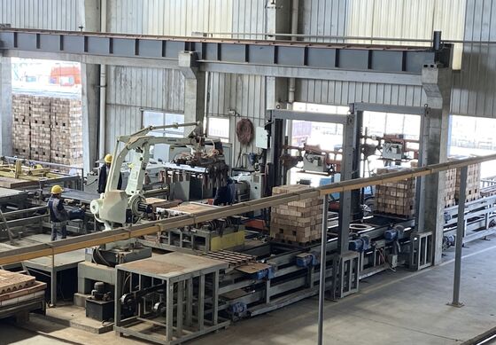 Fully Automatic Palletless Brick Unloading & Packing System for Clay Brick Production Lines